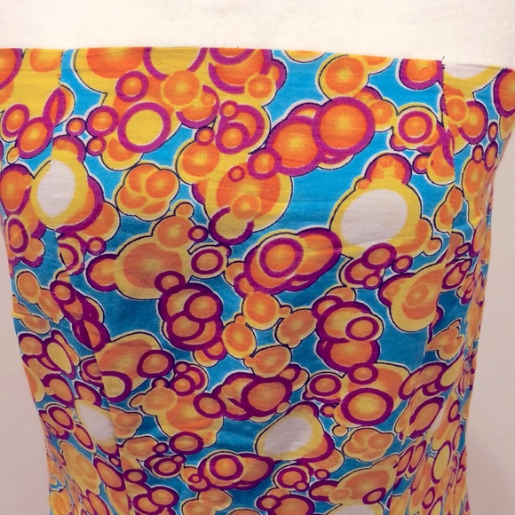 Orange Colorful Strapless Less - Picture 4 of 4